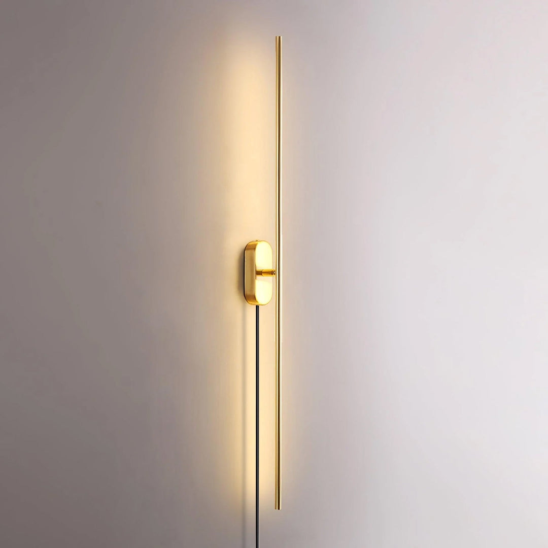Linnen Rod Plug-in Wall Sconce