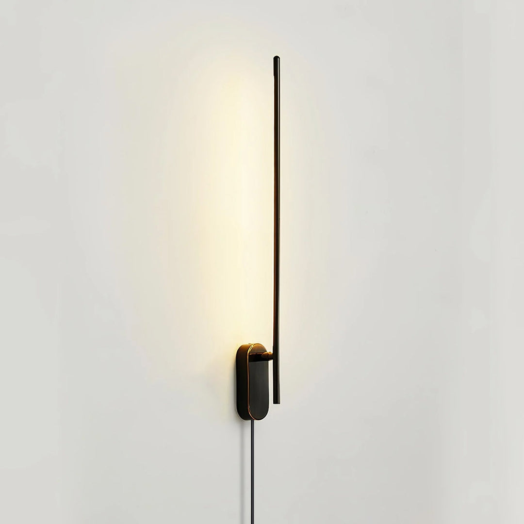 Linnen Rod Plug-in Wall Sconce