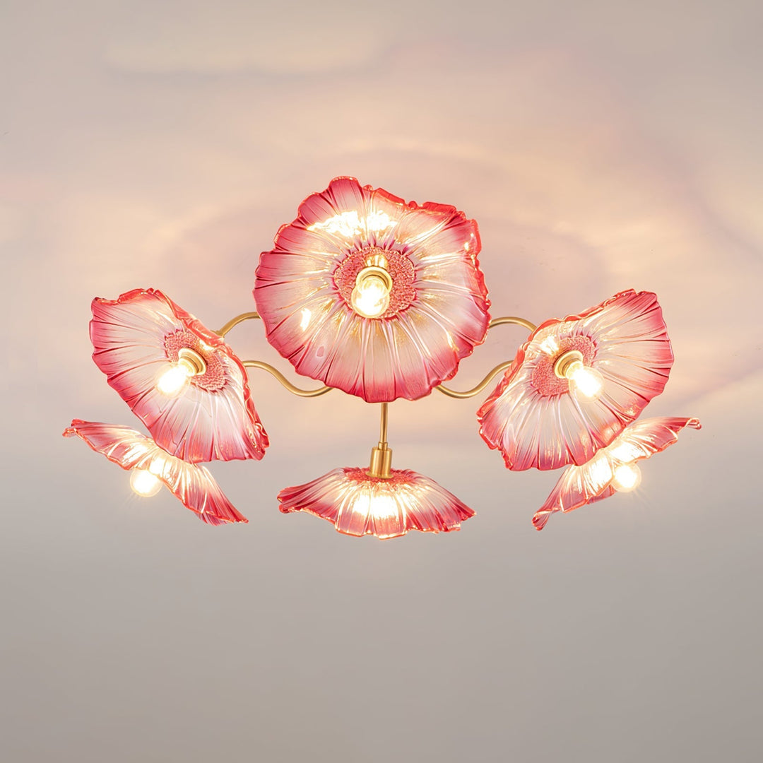 Luisa Series Flowers Flush Mount Lighting