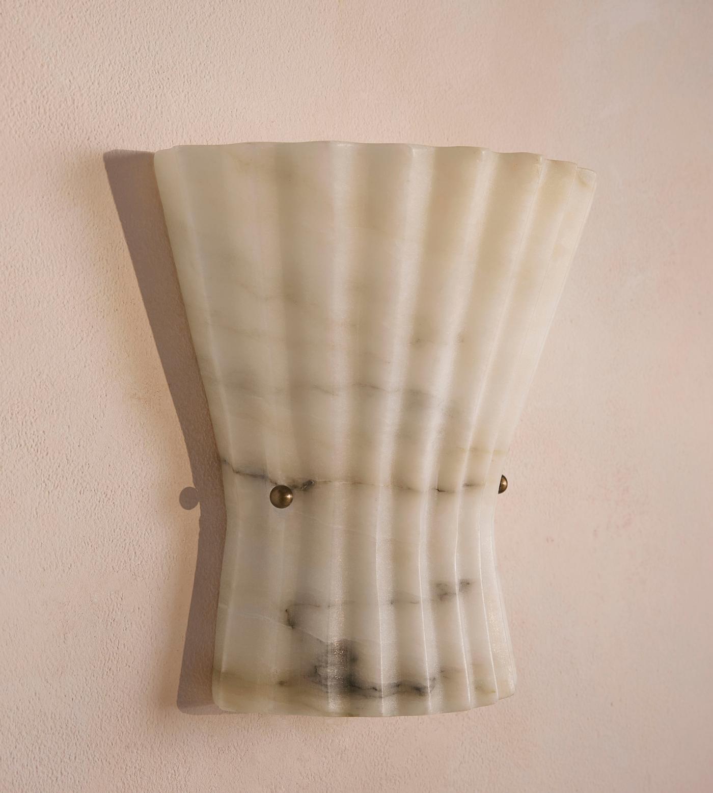 Mallory Alabaster Wall Sconce