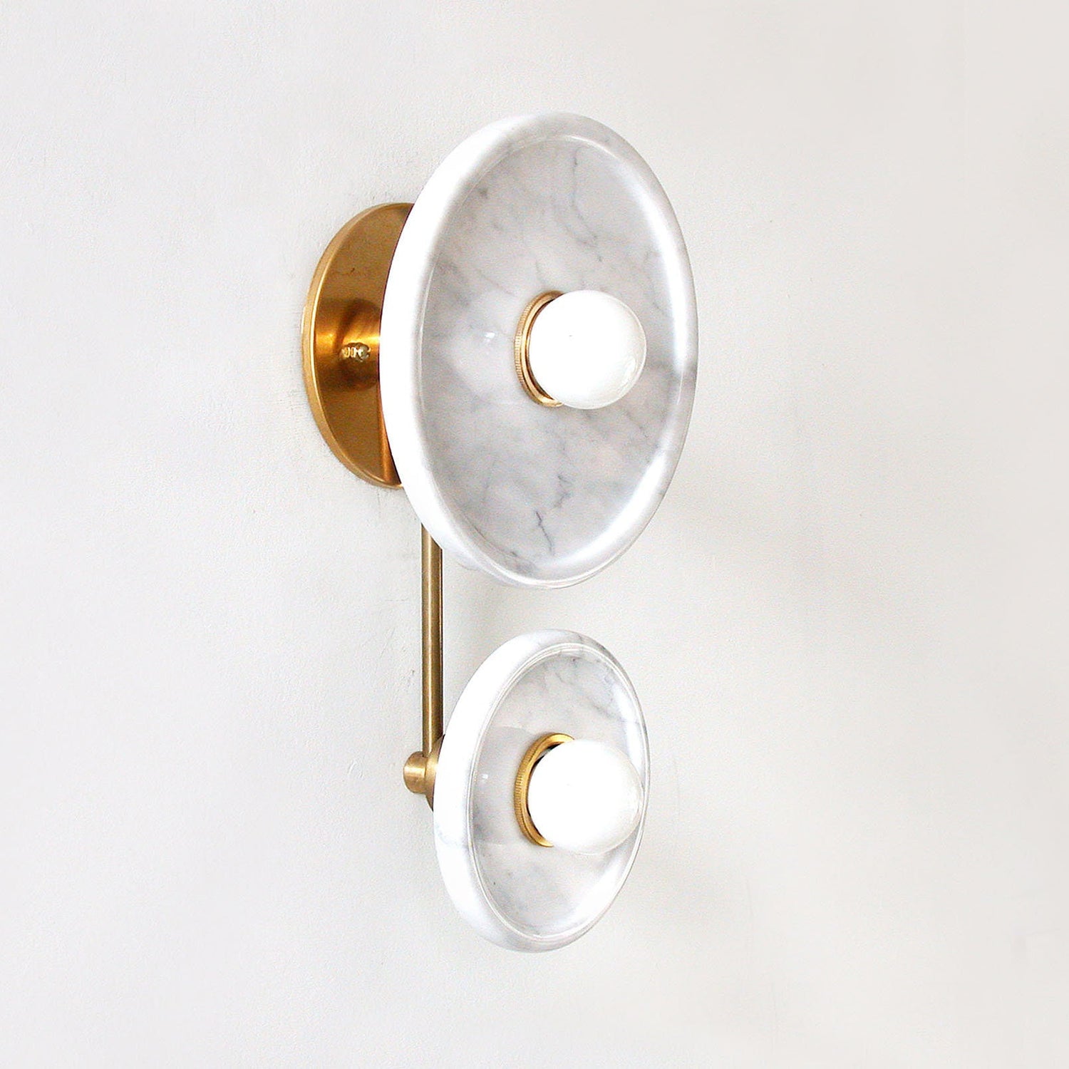 Marble Double Wall Sconce