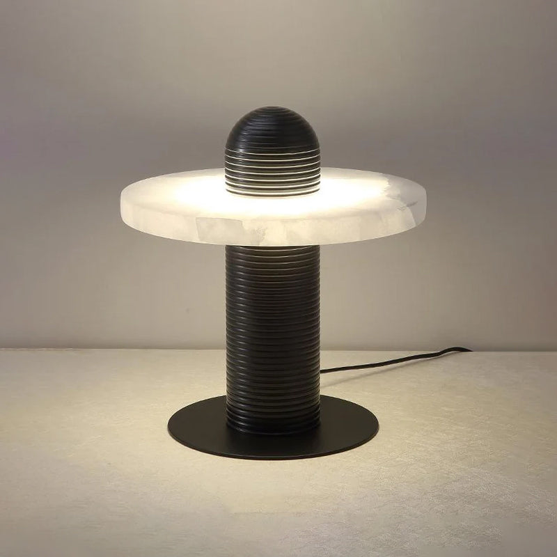 Median Alabaster Table Lamp