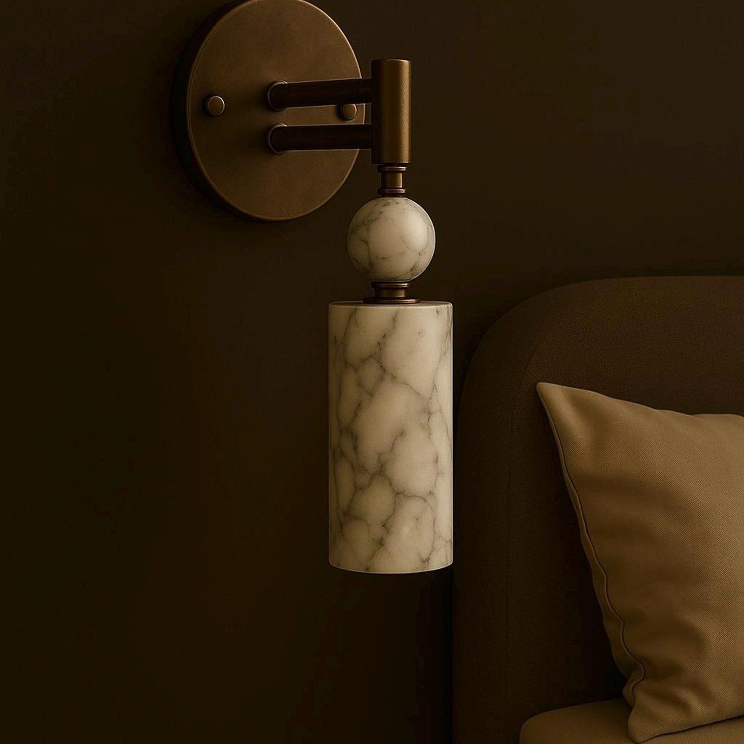 Vintage Drop Alabaster Sconce