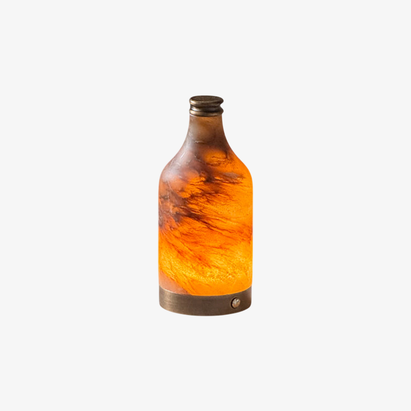 Bottle Alabaster Table Lamp