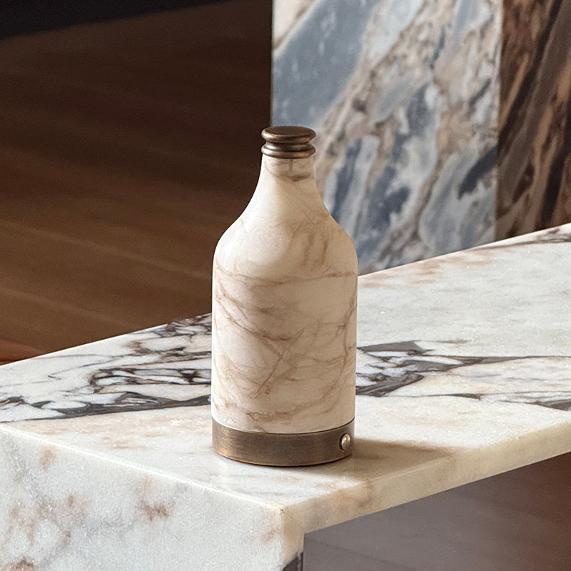 Bottle Alabaster Table Lamp