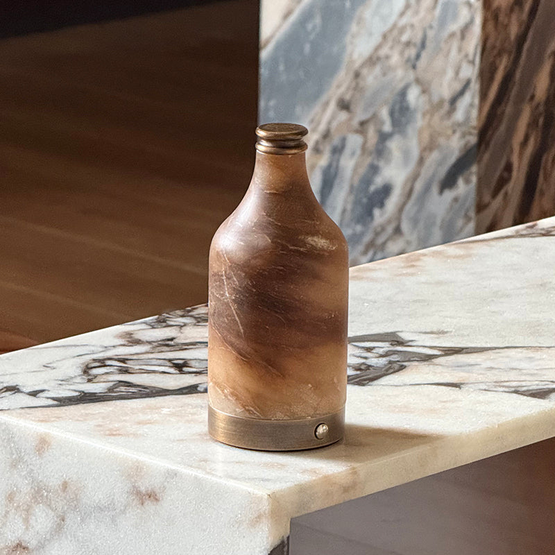 Bottle Alabaster Table Lamp