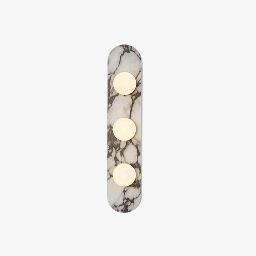 Milas Lilac Marble Sconce Elongated