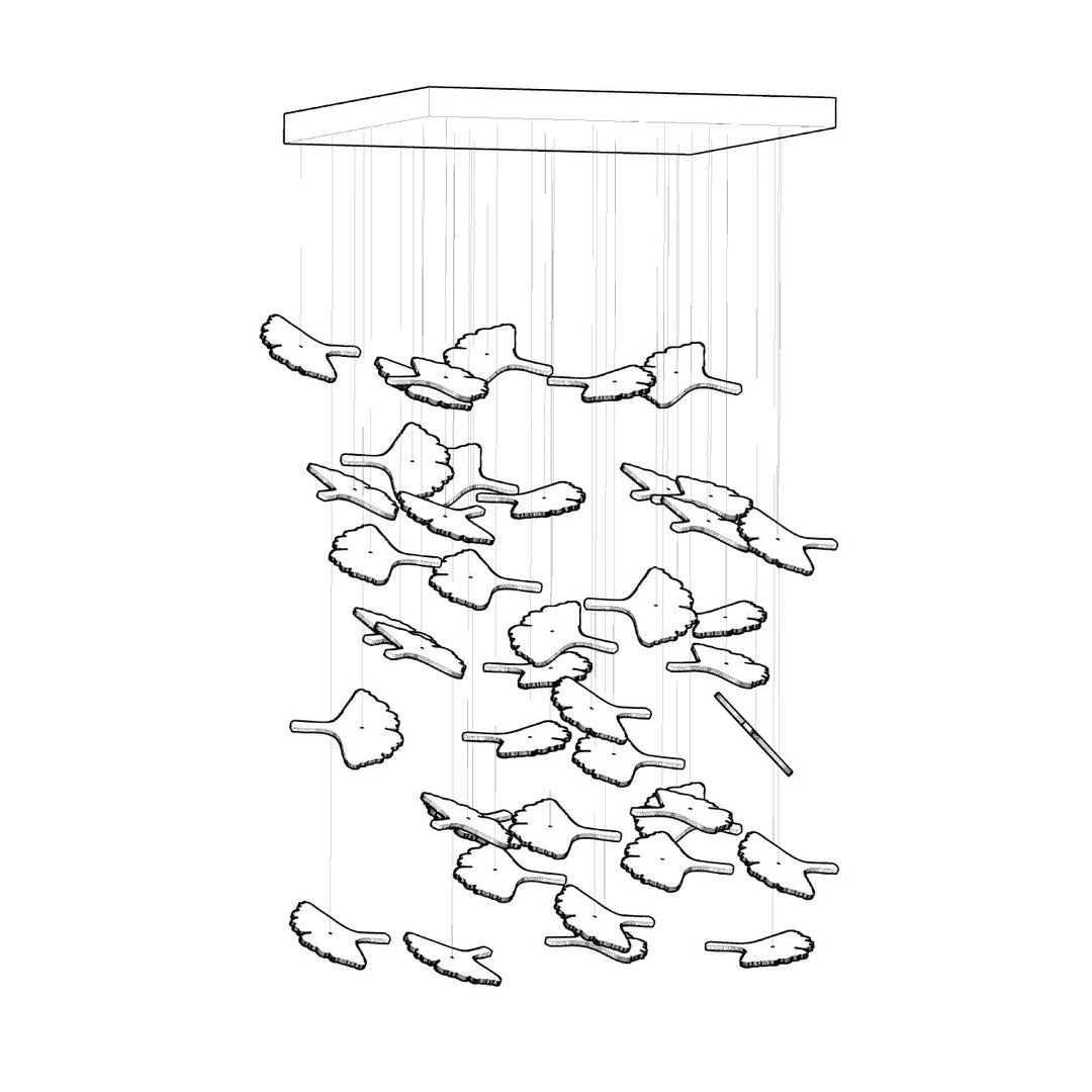 Longiotti Crystal Chandelier