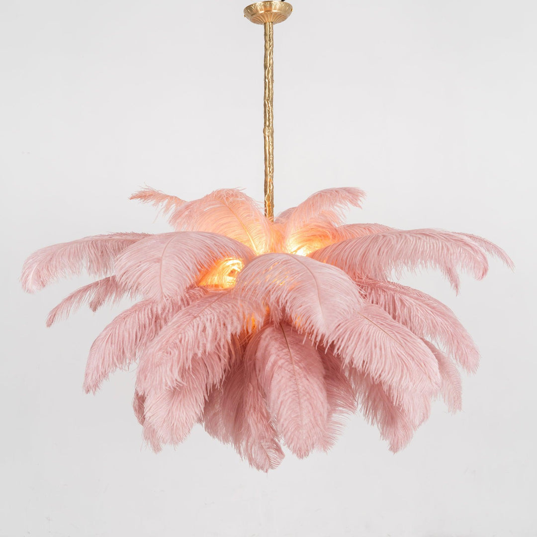 Fero Ostrich Feather Chandelier