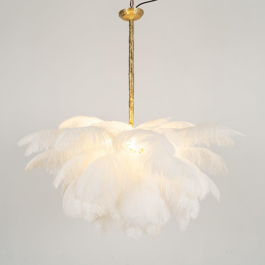 Fero Ostrich Feather Chandelier