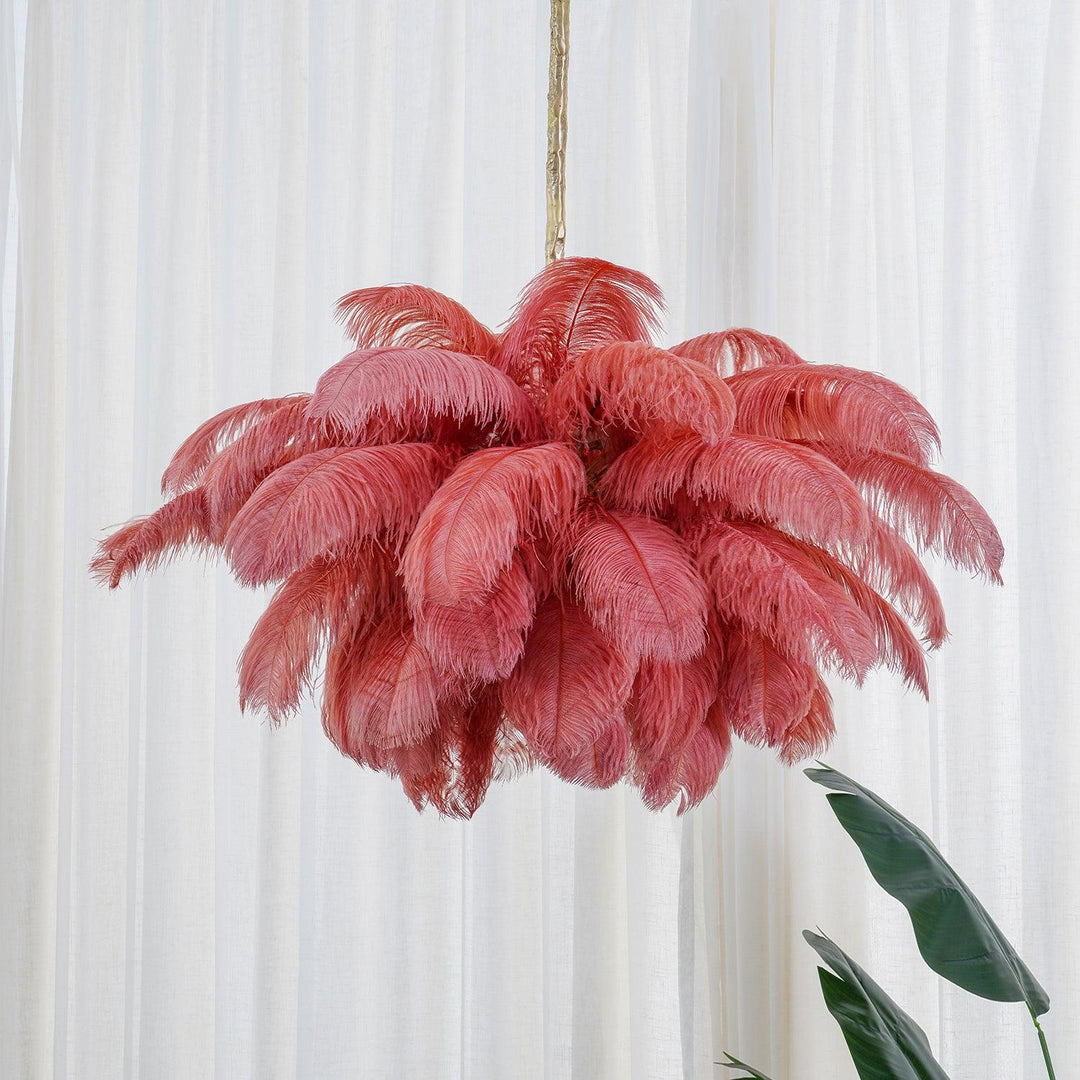 Fero Ostrich Feather Chandelier