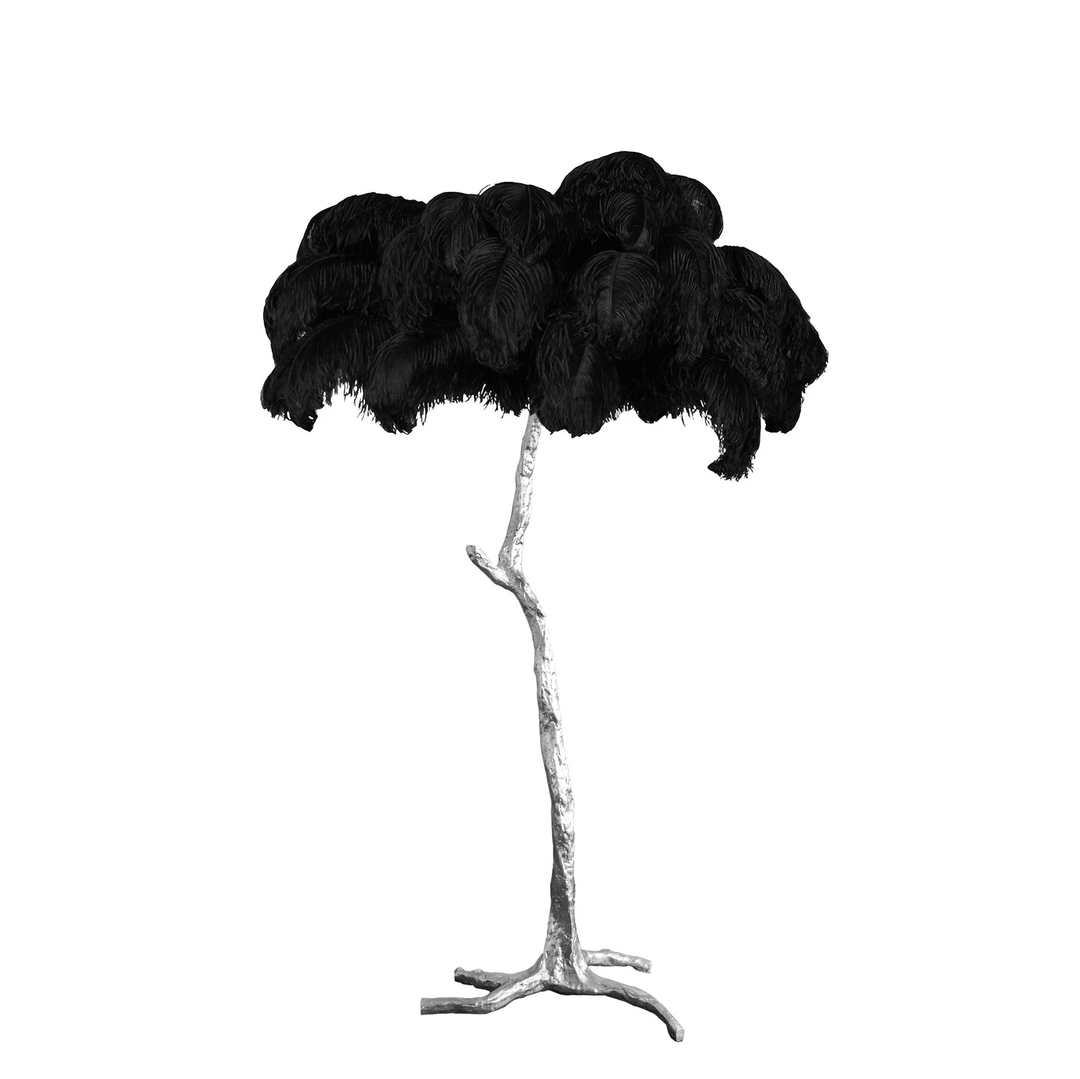 Fero Ostrich Feather Floor Lamp