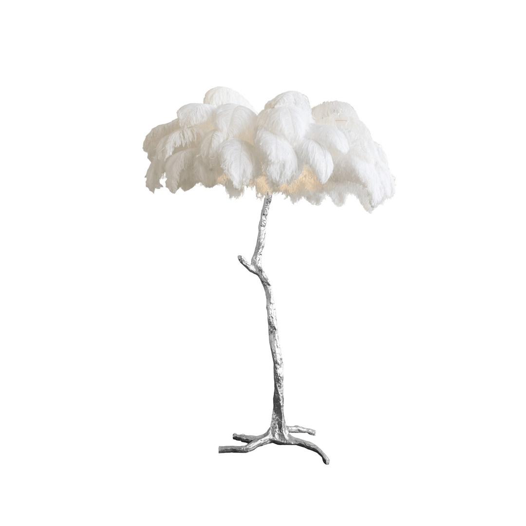 Fero Ostrich Feather Floor Lamp