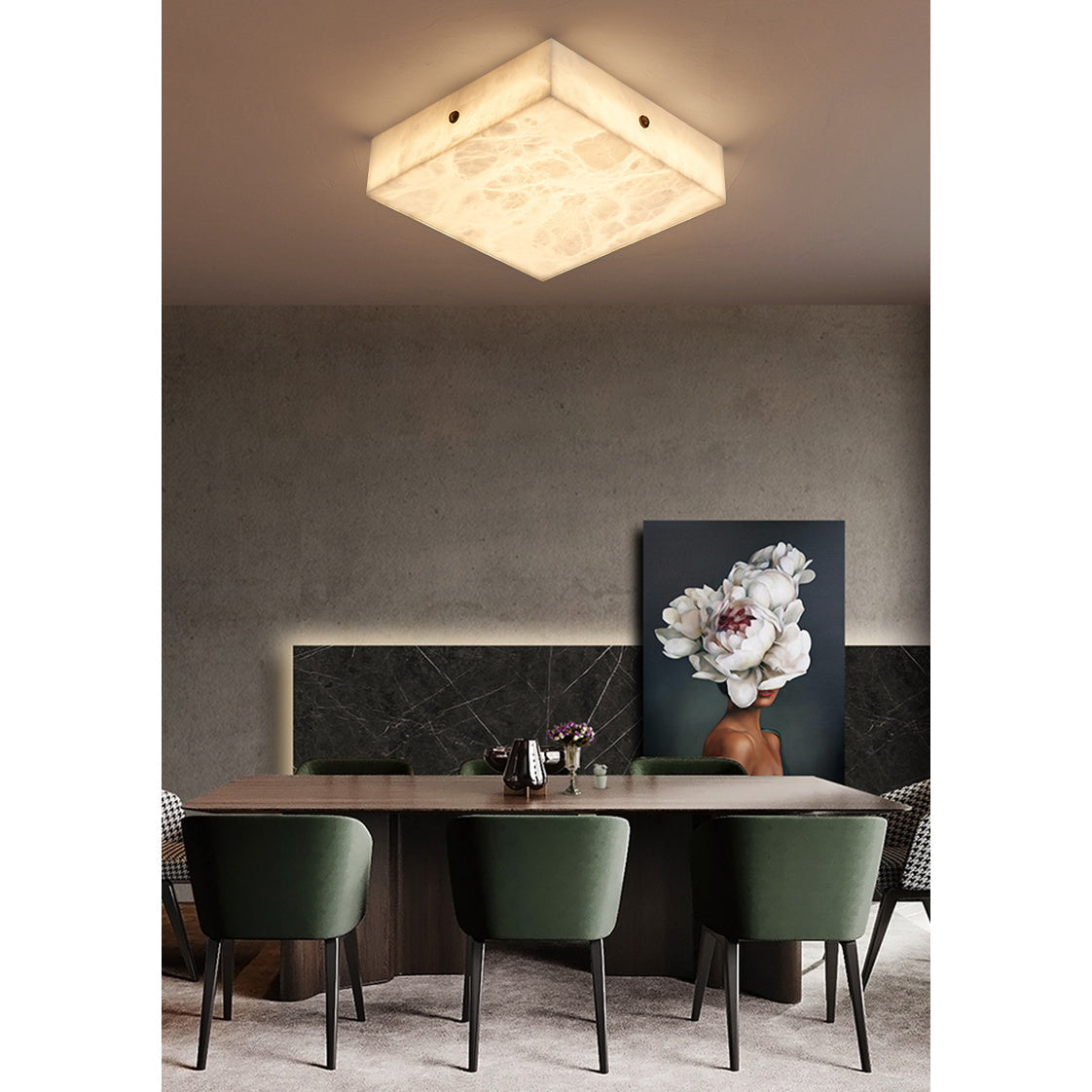 Paddy Alabaster Flush Mount Lighting
