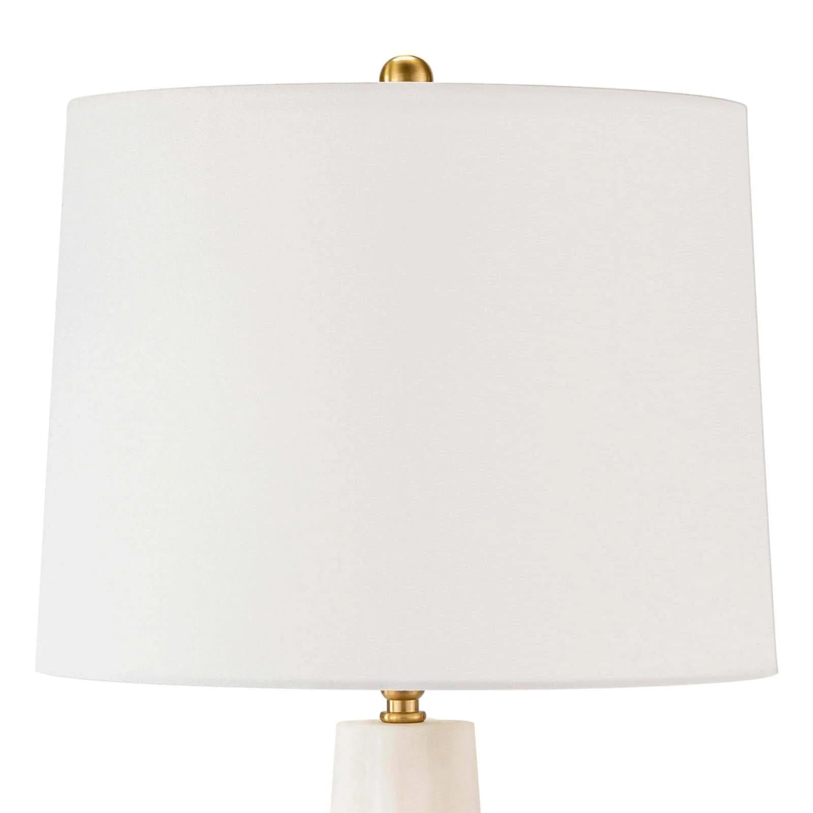 Quatrefoil Alabaster Table Lamp