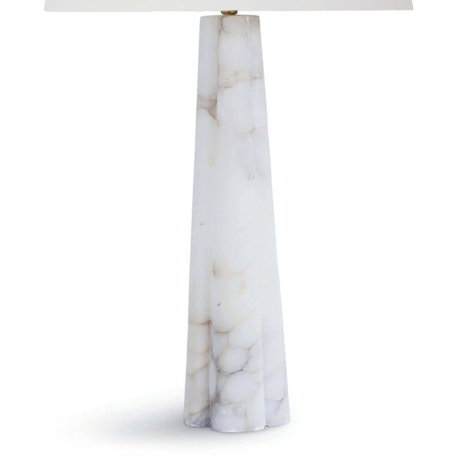 Quatrefoil Alabaster Table Lamp