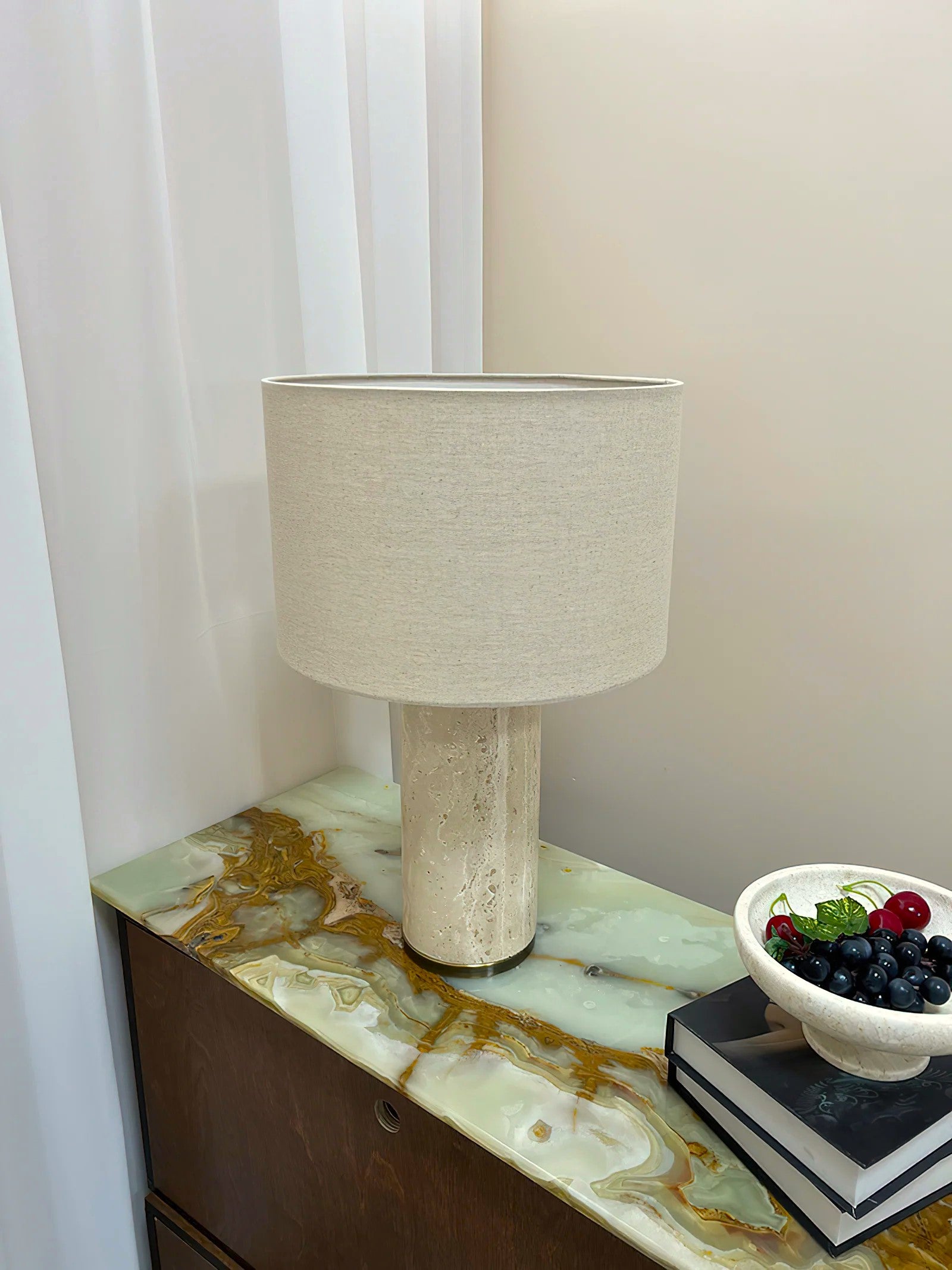 Remi Stone Table Lamp