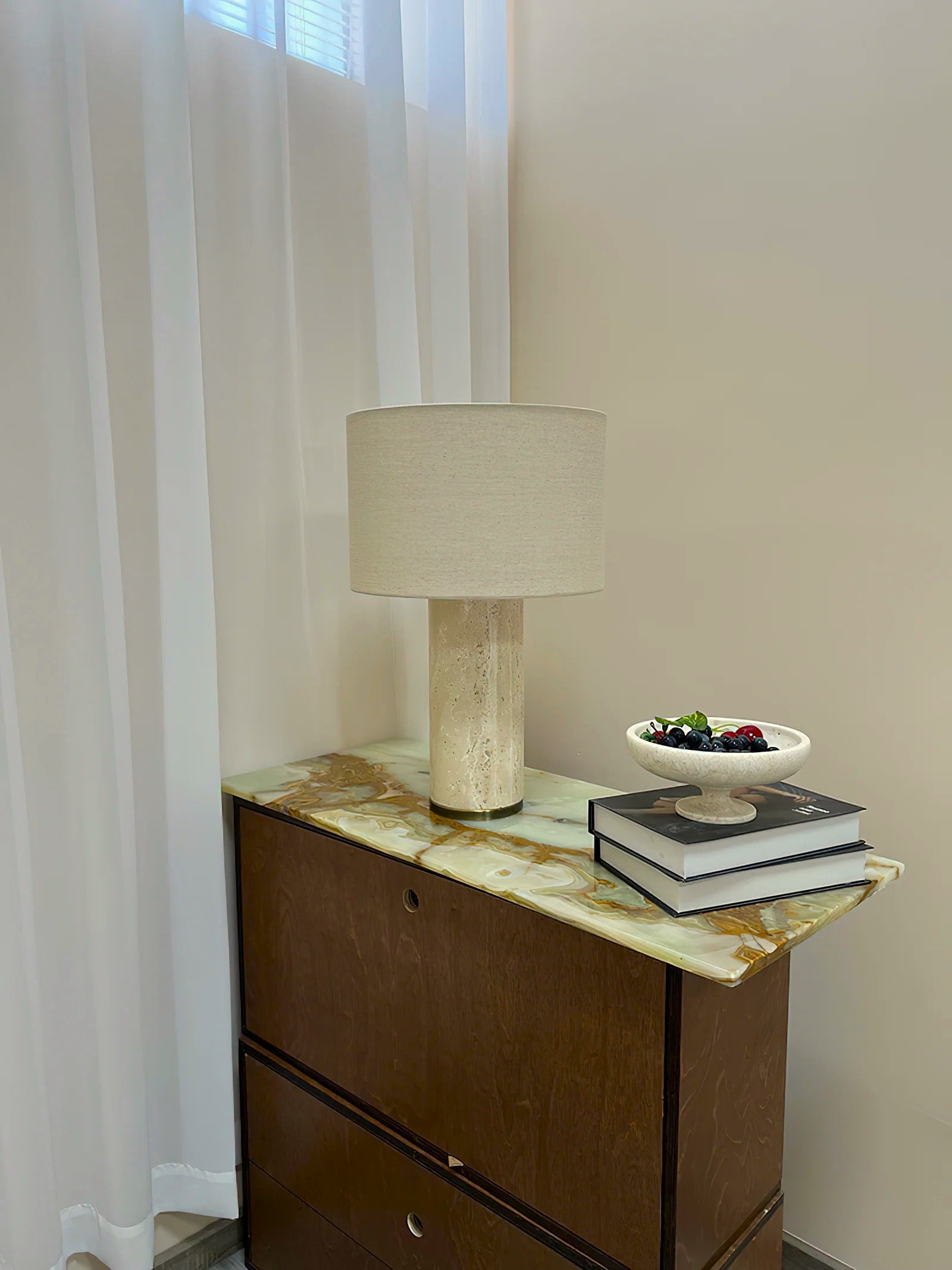 Remi Stone Table Lamp