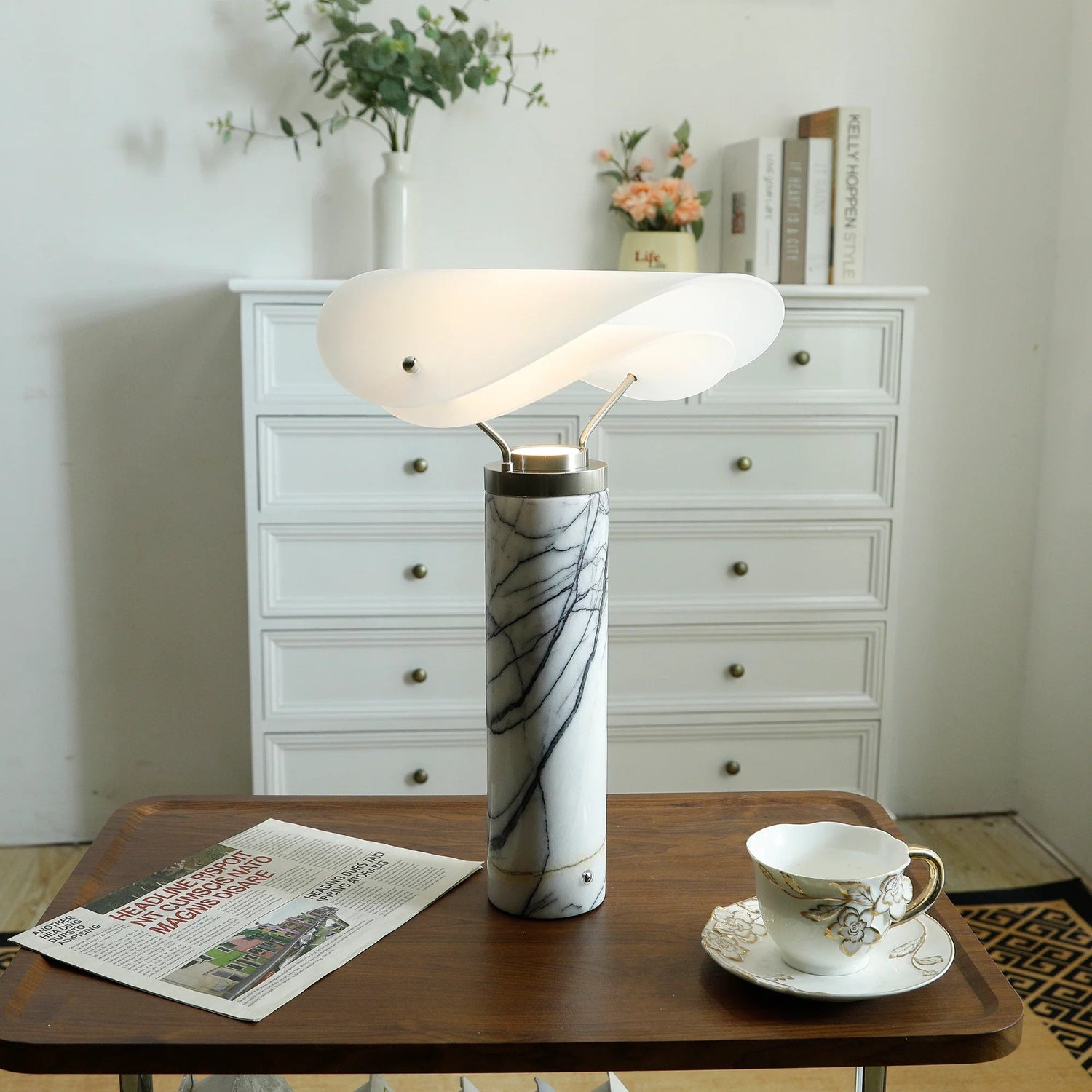 Shed Marble Table Lamp