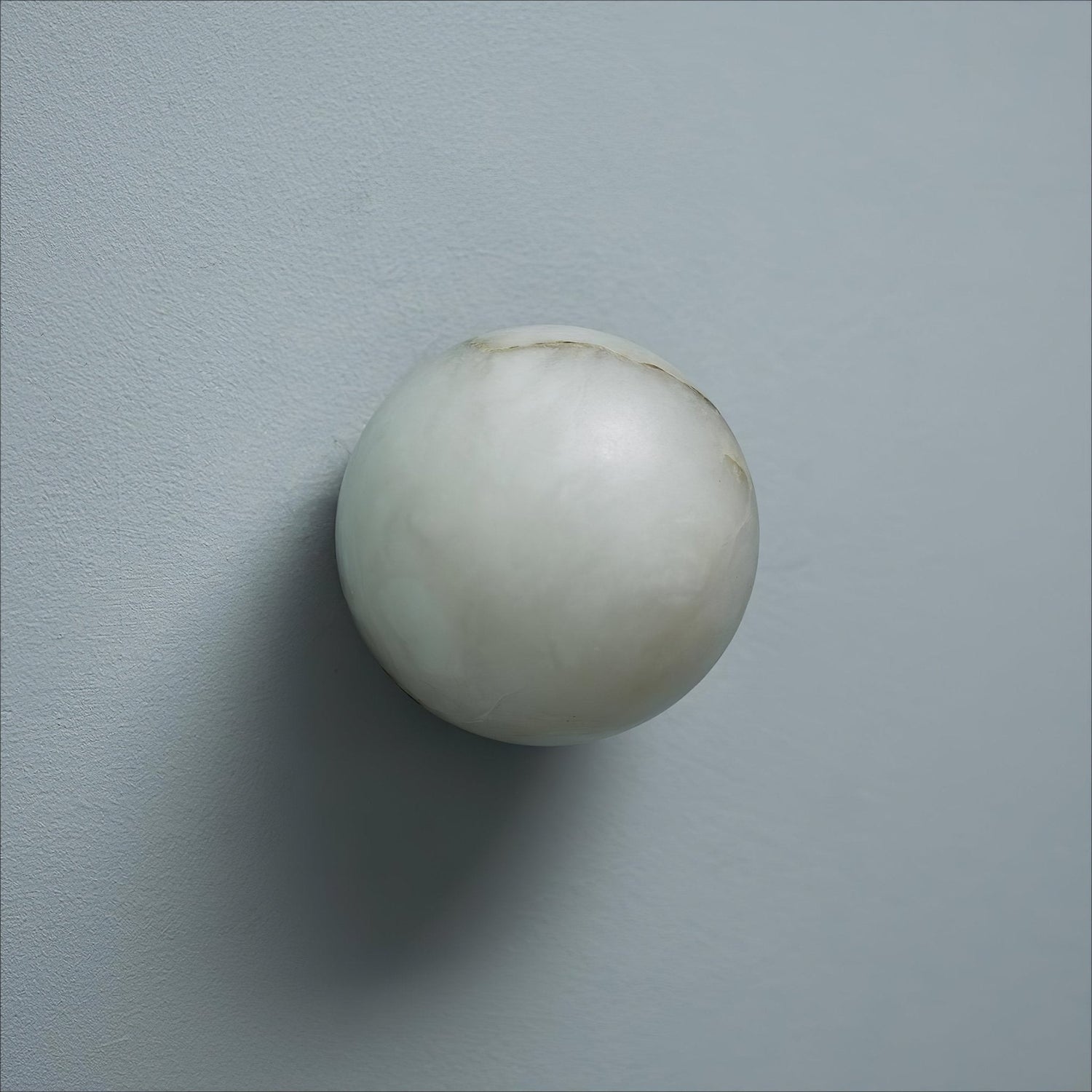 Stecher Alabaster Orb Wall Sconce