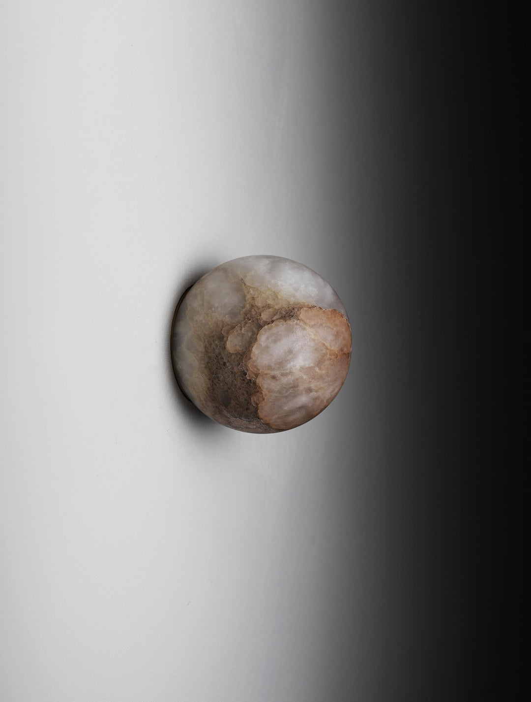 Stecher Alabaster Orb Wall Sconce