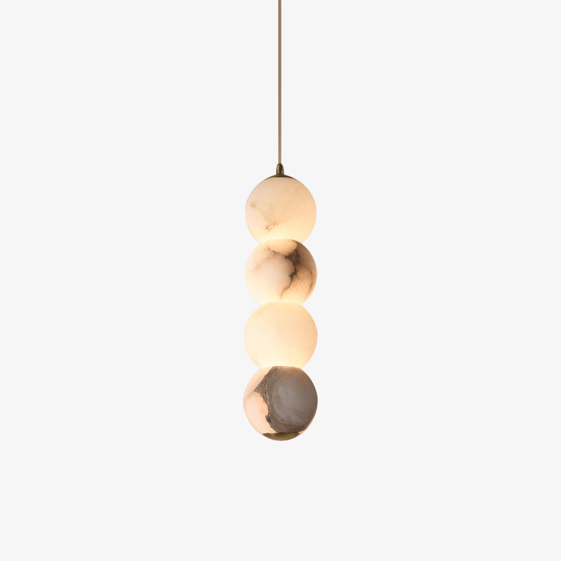 String of Pearls Alabaster Pendant Lamp