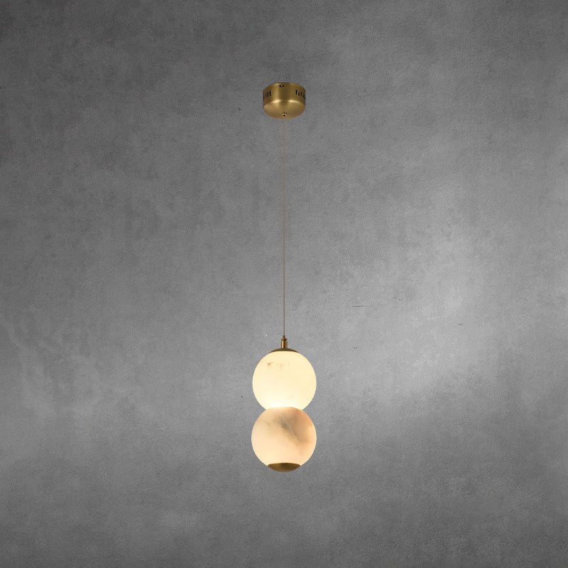 String of Pearls Alabaster Pendant Lamp