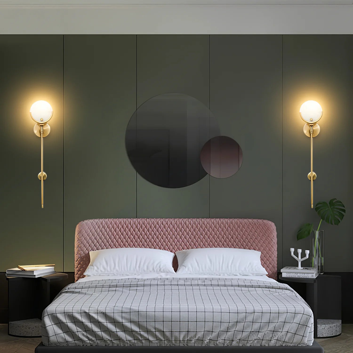 Tail Alabaster Wall Sconce