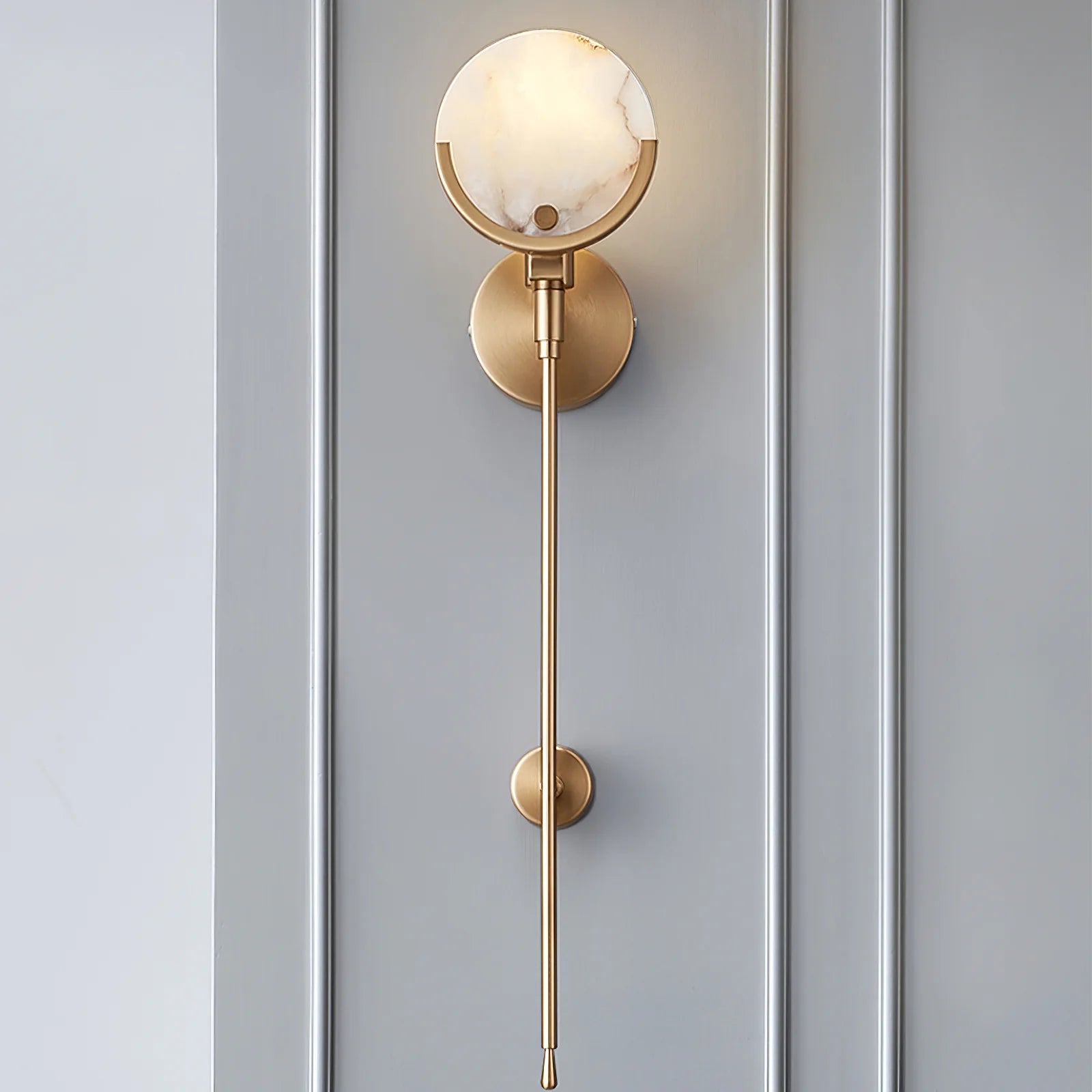 Tail Alabaster Wall Sconce