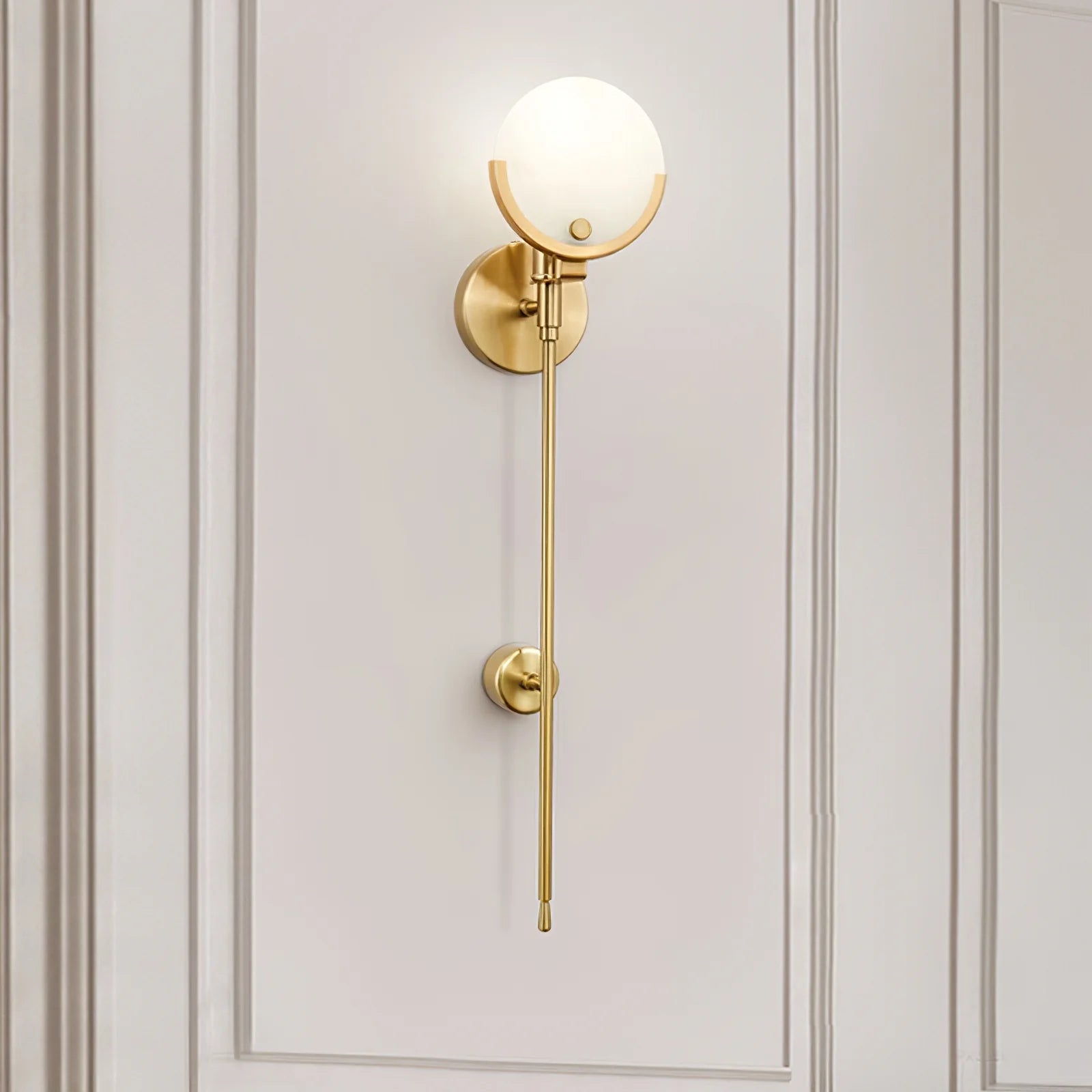 Tail Alabaster Wall Sconce