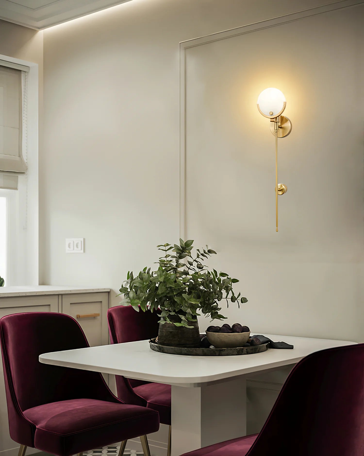 Tail Alabaster Wall Sconce