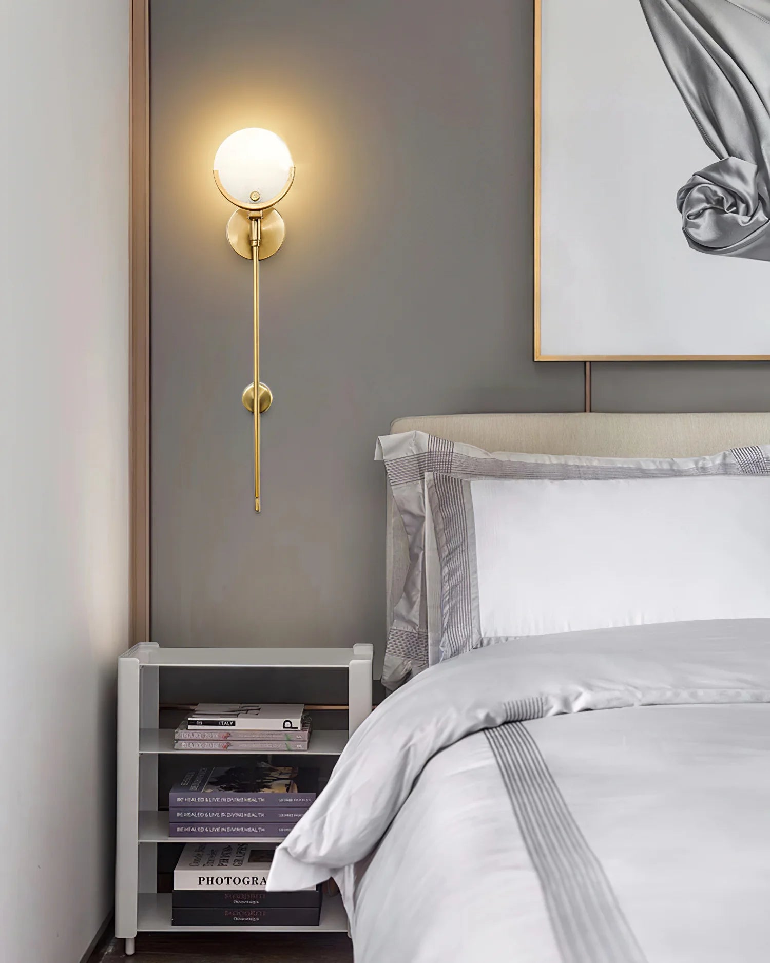 Tail Alabaster Wall Sconce