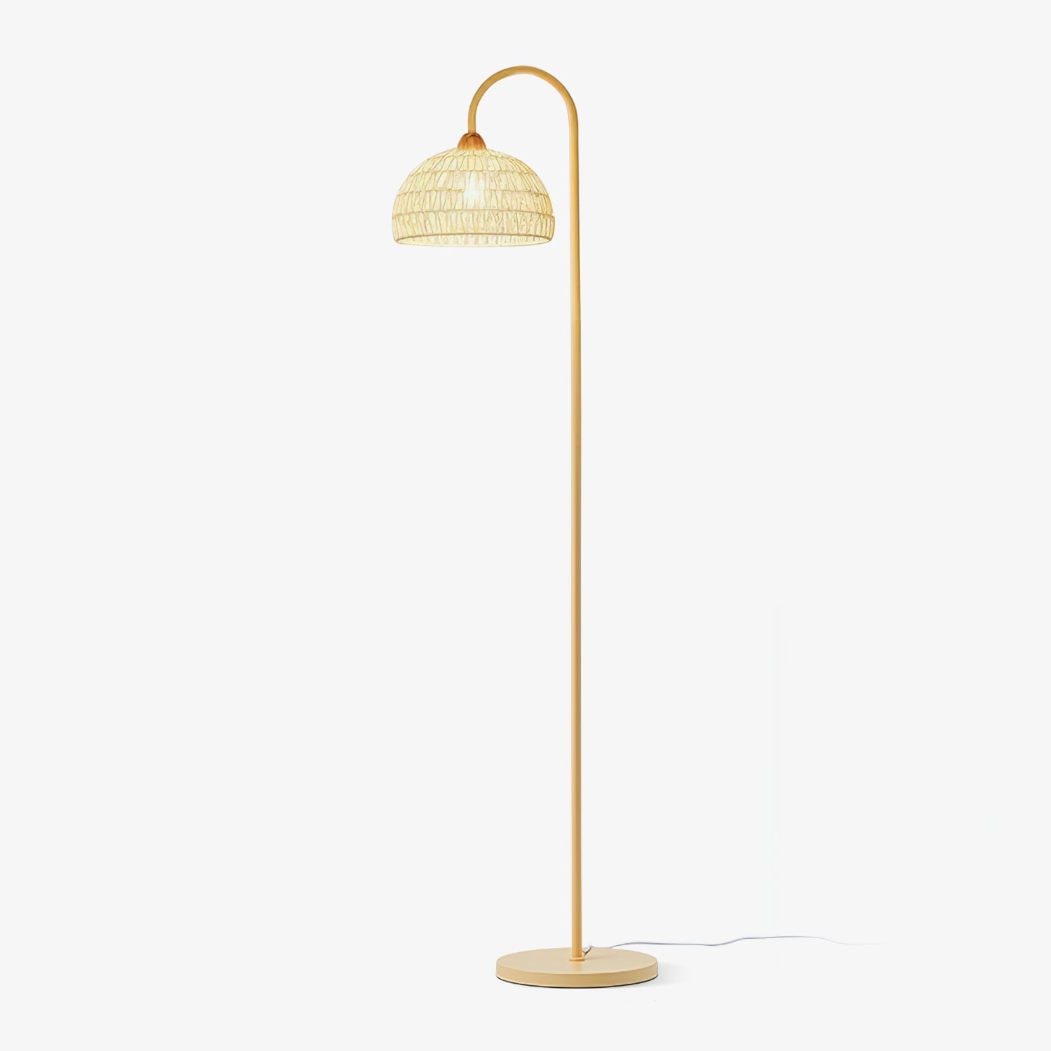 Tressie Rattan Floor Lamp