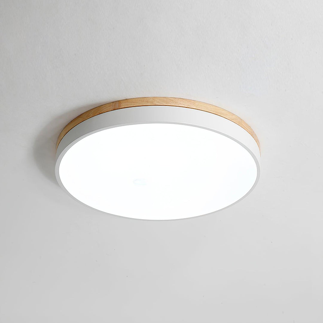 Buja Wooden Flush Mount Lighting
