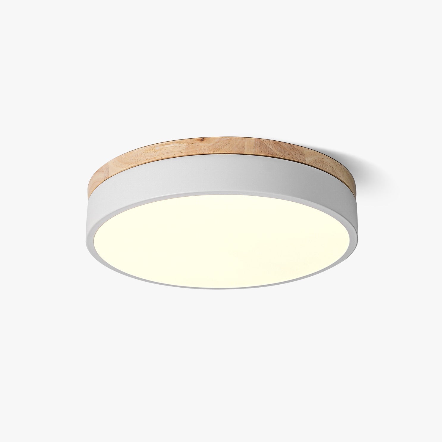 Buja Wooden Flush Mount Lighting