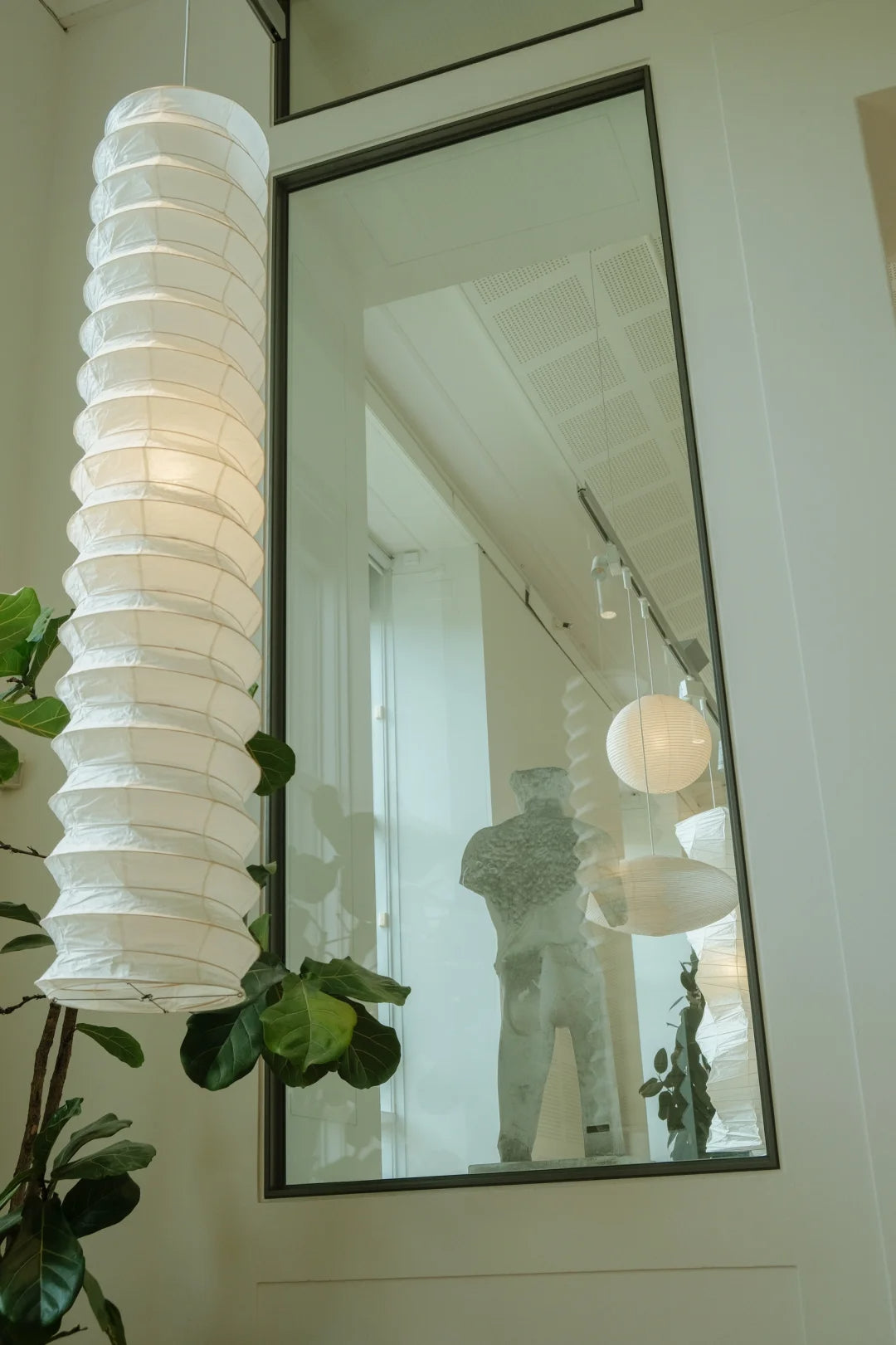 akari様 Isamu Noguchi AKARI 21A Pendant Lamp Shade and Frame W660mm