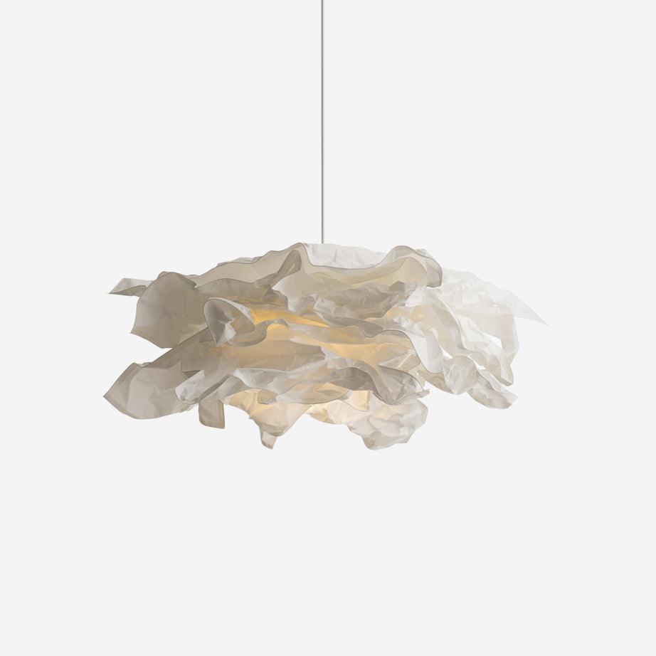 A pendant light with white background 