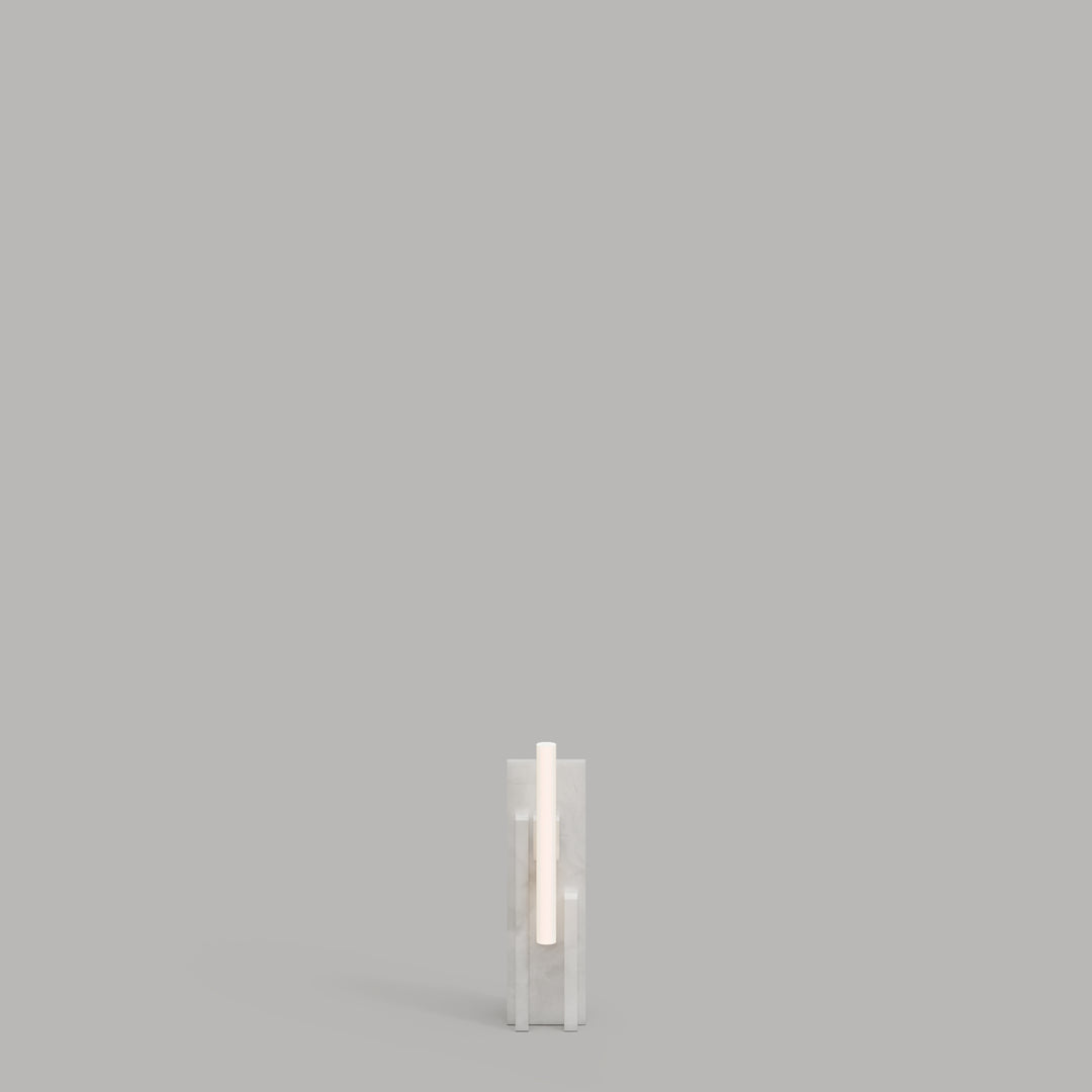 Thread Alabaster Floor Lamp
