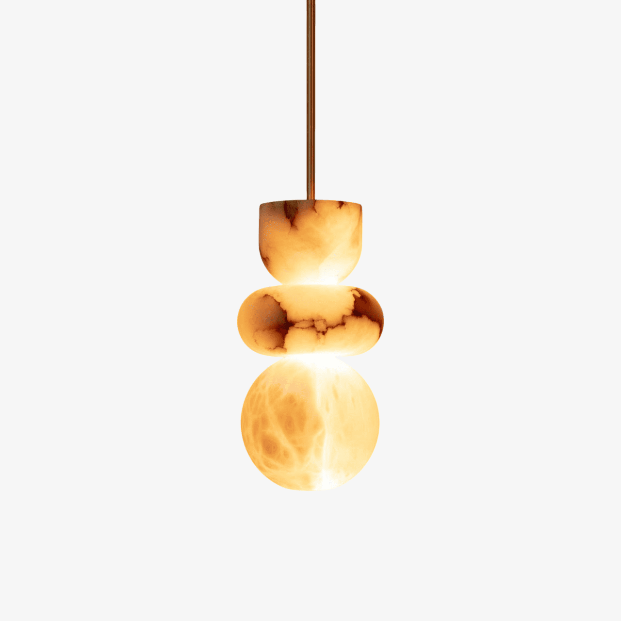 Alabaster Totem 3 Pendant Lamp
