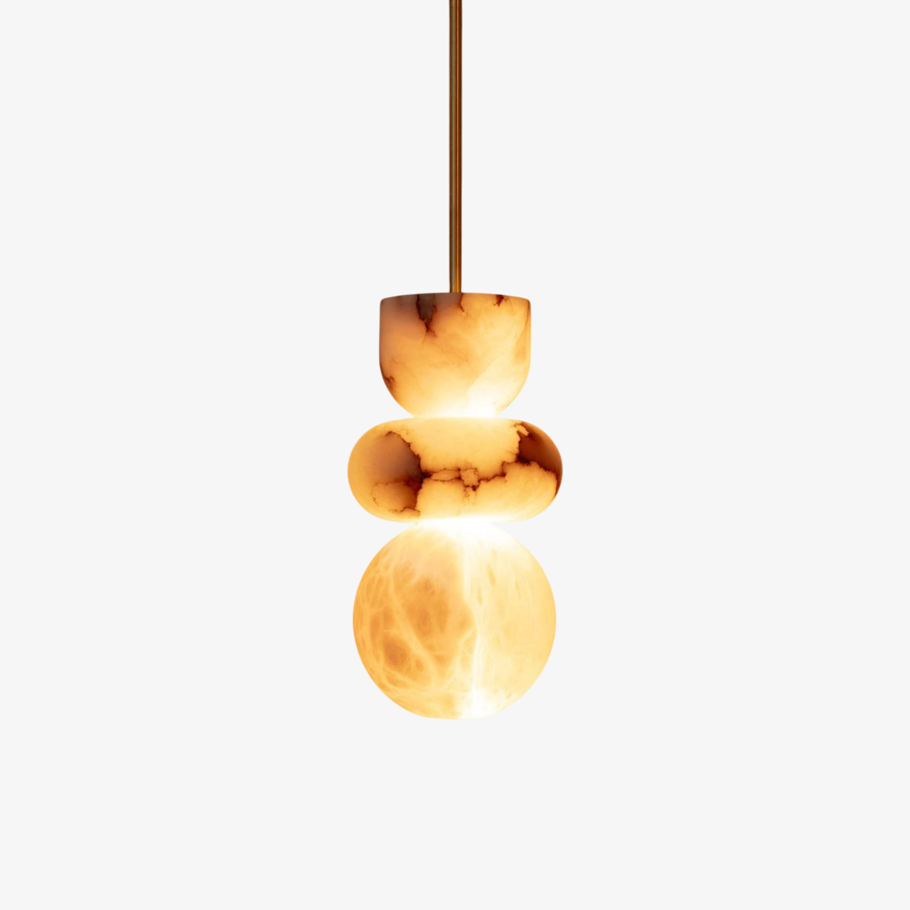 Alabaster Totem 3 Pendant Lamp