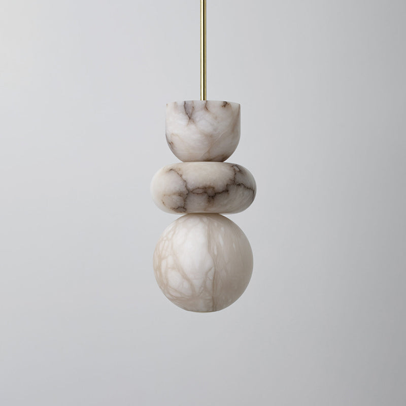 Alabaster Totem 3 Pendant Lamp