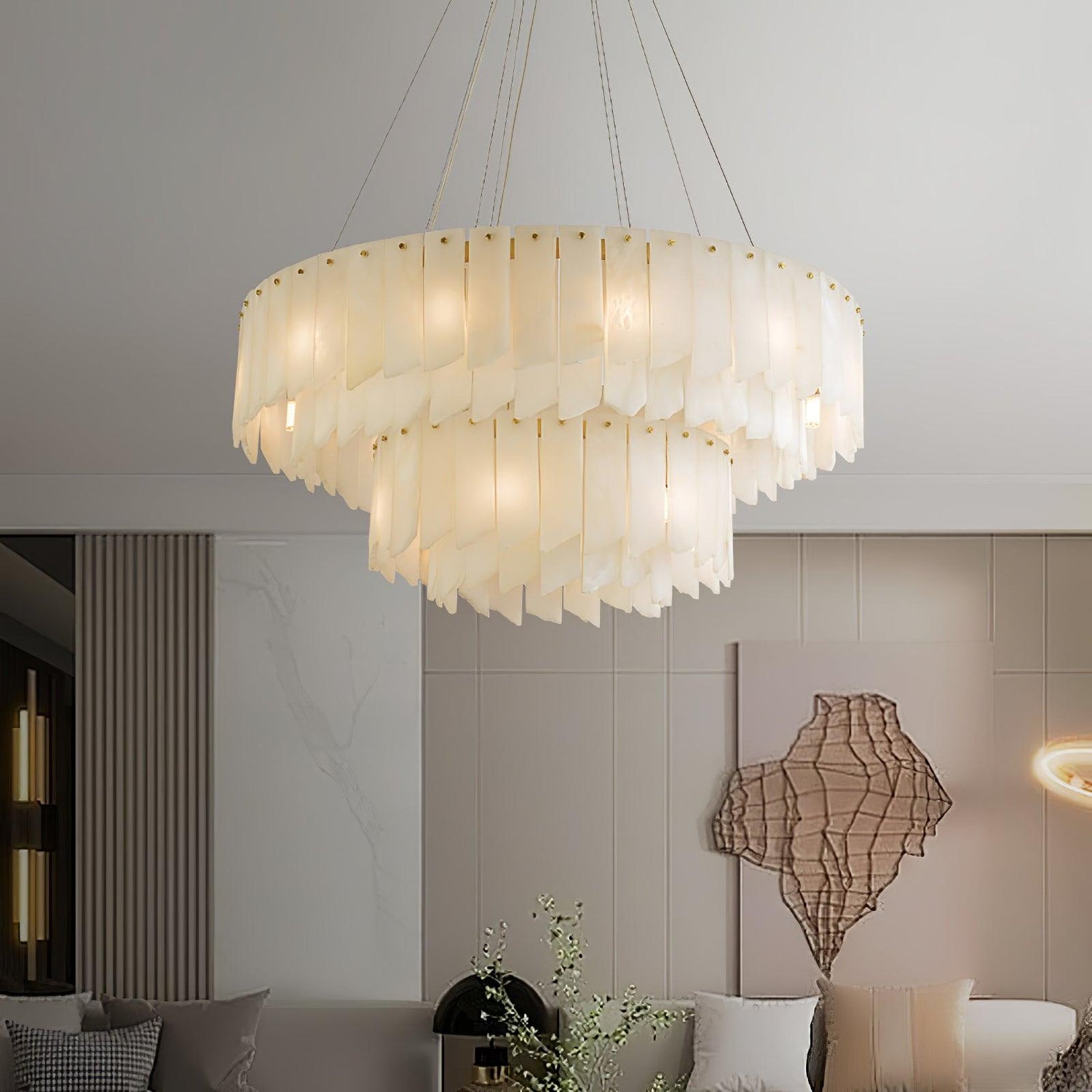 Winni Alabaster Chandelier