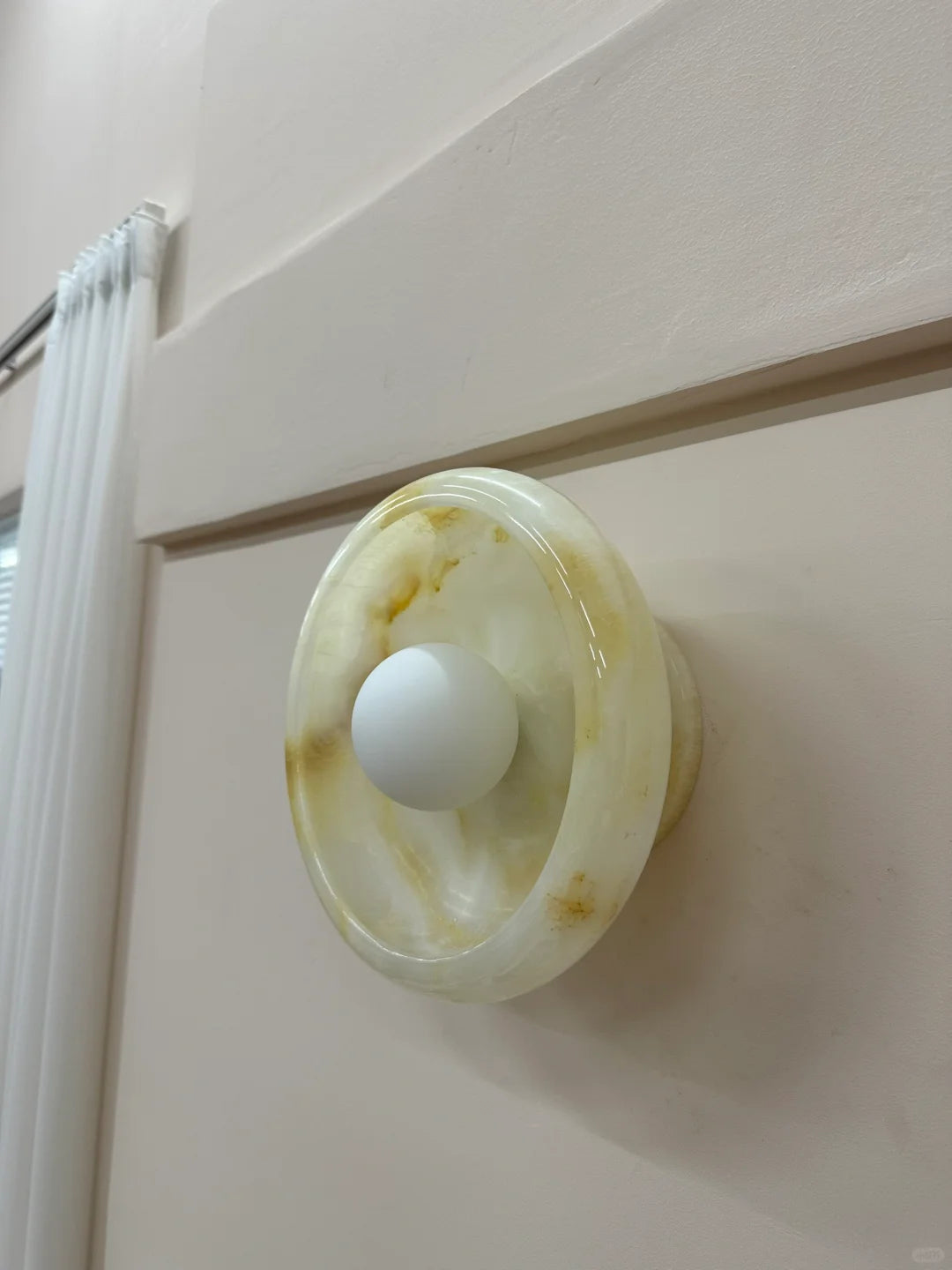 Aurora Green Onyx Sconce