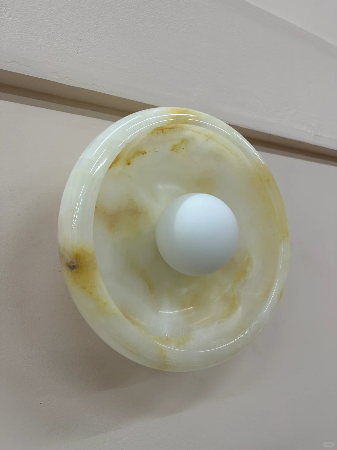 Aurora Green Onyx Sconce