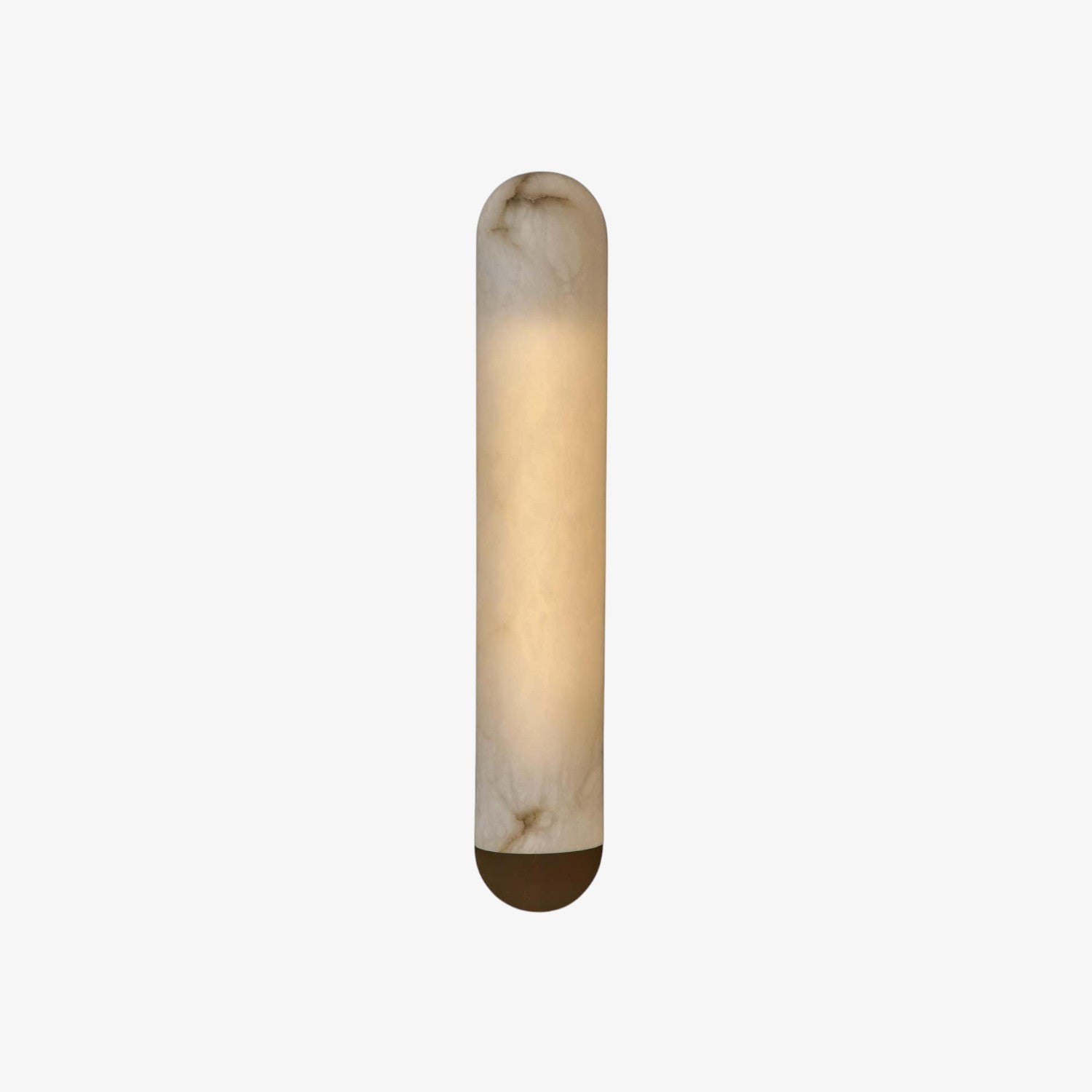 Curved Alabaster Wall Sconce