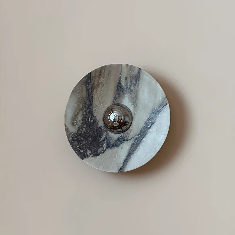 Calacatta Oro Round Sconce