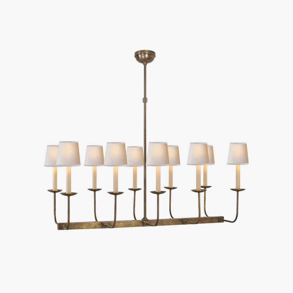 Chapman & Myers Linear Branched Chandelier