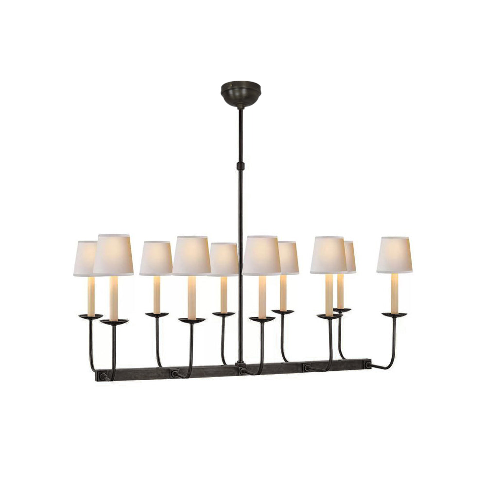 Chapman & Myers Linear Branched Chandelier