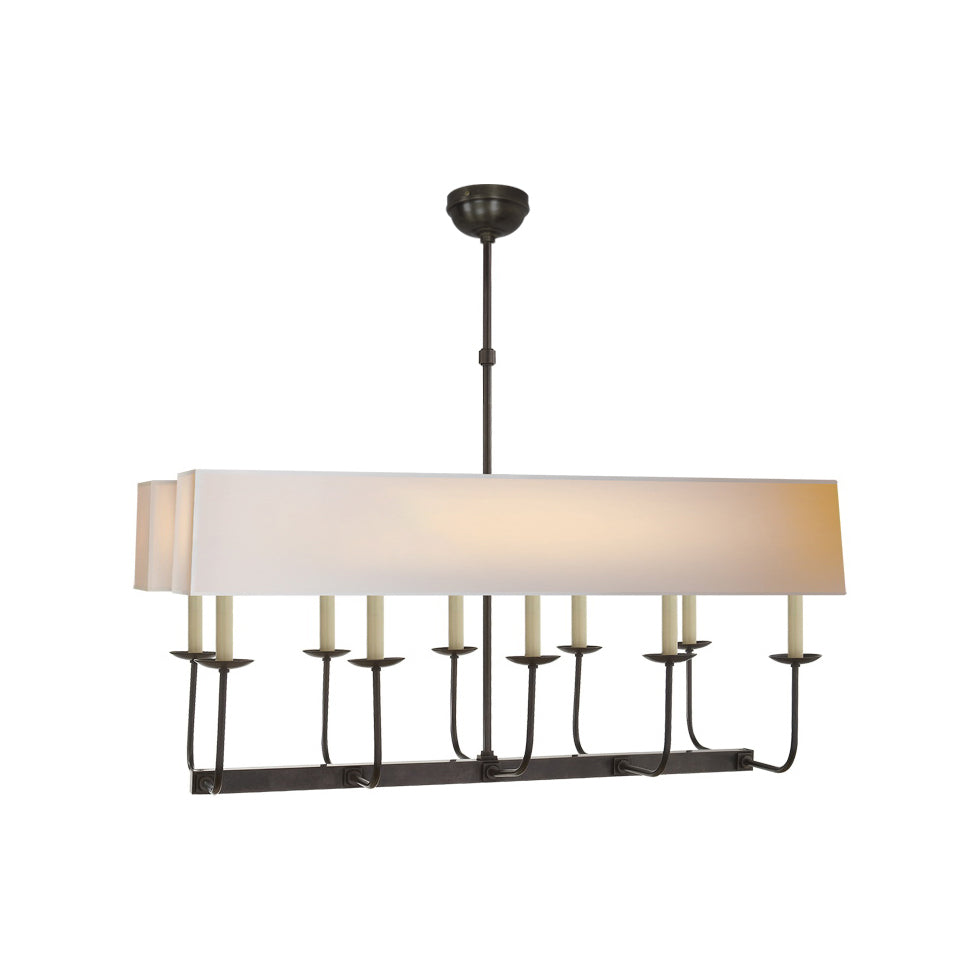 Chapman & Myers Linear Branched Chandelier