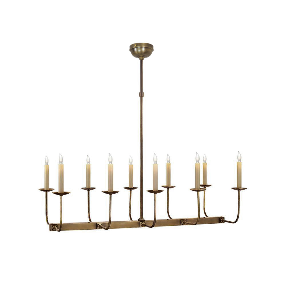 Chapman & Myers Linear Branched Chandelier